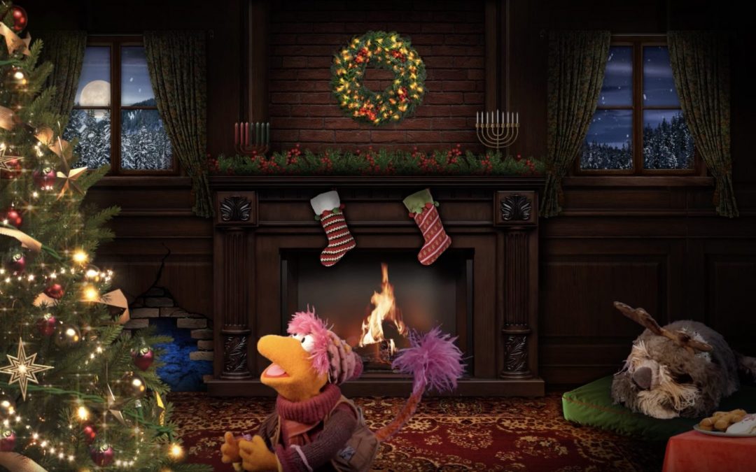 Fall Asleep to the Fraggle Rock Yule Log