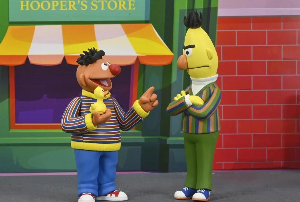 New Bert & Ernie Action Figures from NECA