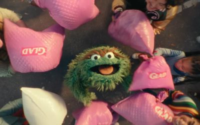 Oscar the Grouch Gets Glad in New Trash Bag Ad