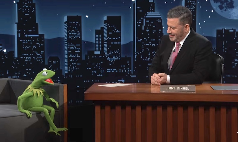 WATCH: Kermit Promotes The Muppet Show on Jimmy Kimmel